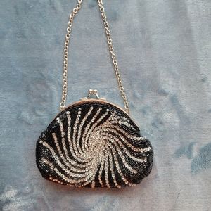 Vintage Malissa J. Beaded Evening Clutch